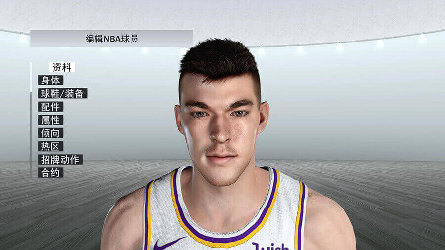 NBA 2K19 Ivica Zubac HD Cyberface 