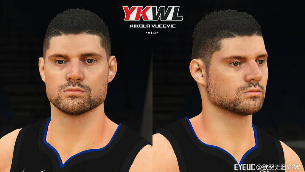 NBA 2K19 Nikola Vucevic Cyberface